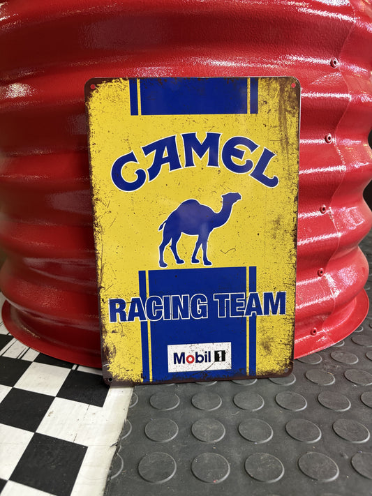 Tin Signage - Camel Racing Team Mobil