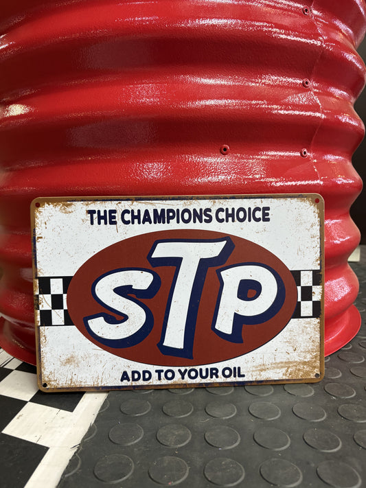 Tin Signage - STP The Champions Choice